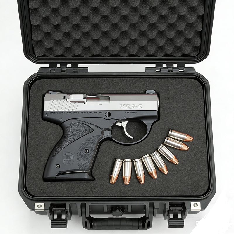Como uma caixa protetora de armas melhora o armazenamento e transporte seguro de armas de fogo?