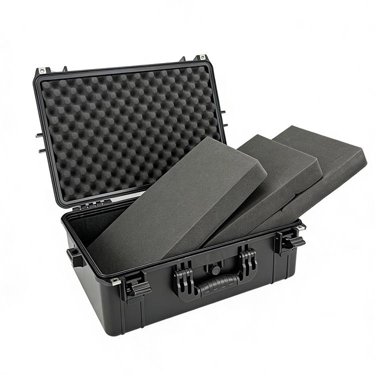 Construído em caixa rígida de esponja à prova de choque