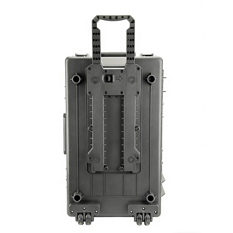 Caixa rígida para equipamento com haste telescópica