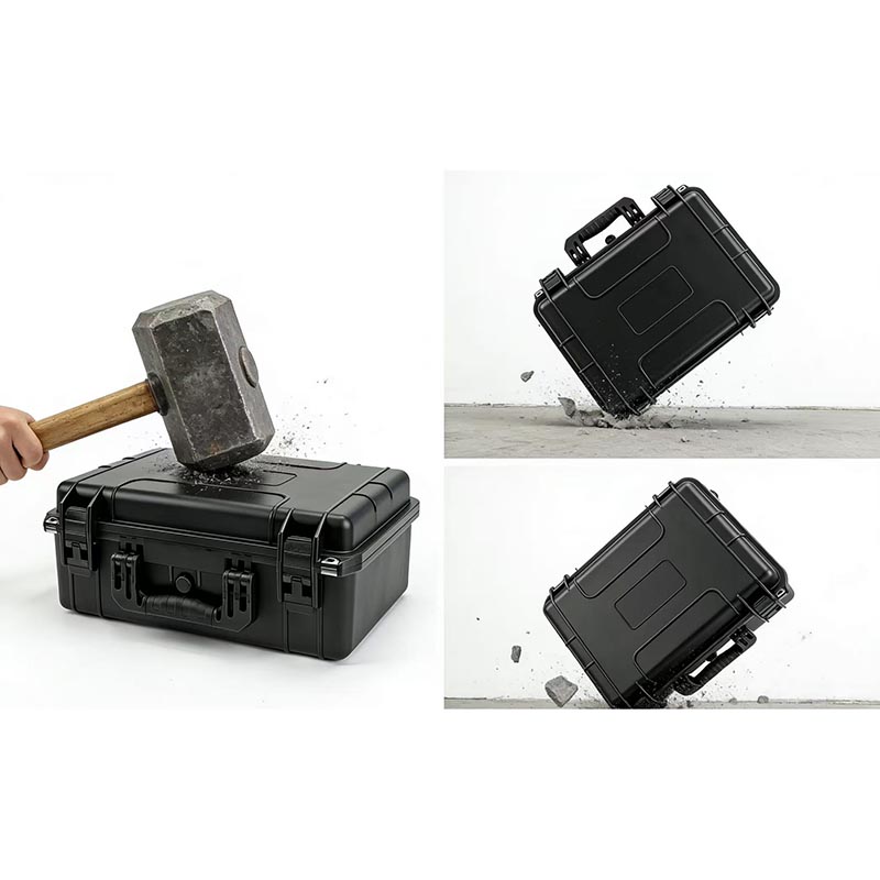 Caixa rígida resistente a quedas e alto impacto