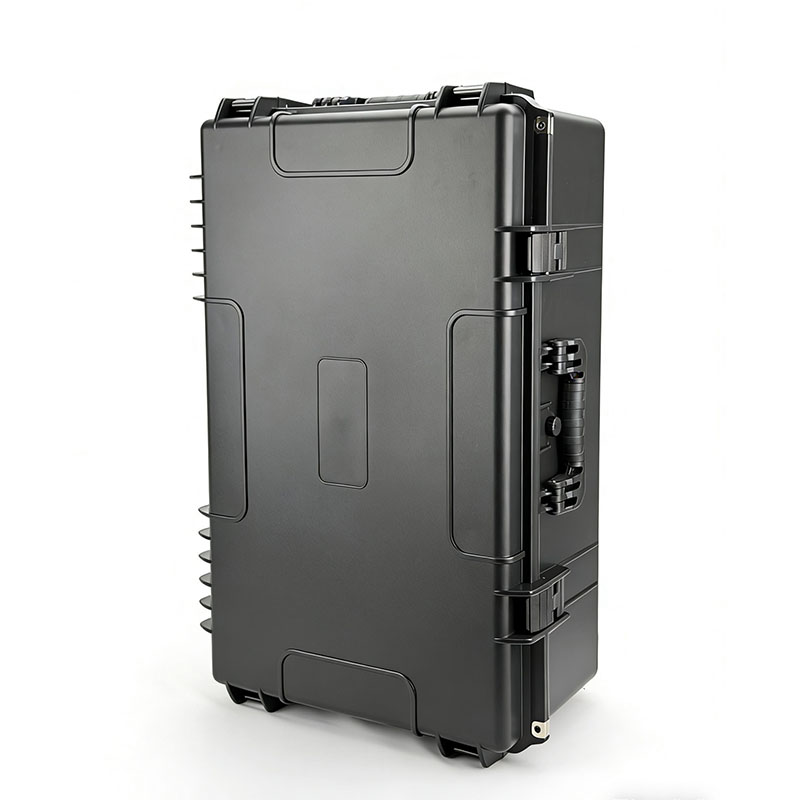 Estojo rígido com haste de tração de tamanho grande