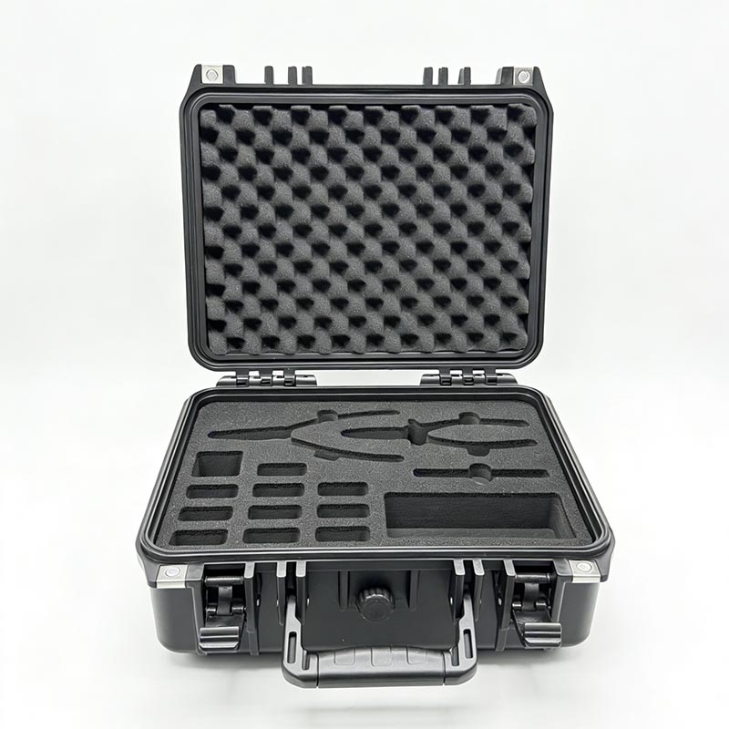 Buffer omnidirecional e caixa rígida com absorção de choque