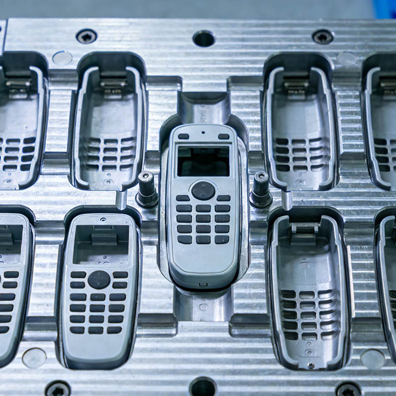 Molde de injeção de precisão para caixas pequenas de controle remoto de alta cavidade