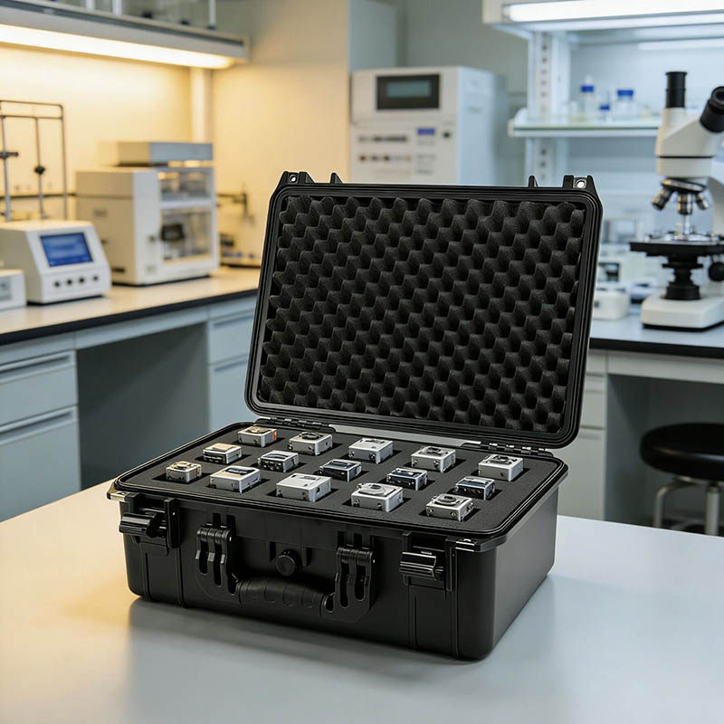 Caixa protetora de instrumentos de precisão